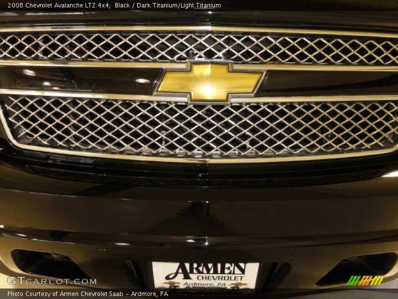 Black / Dark Titanium/Light Titanium 2008 Chevrolet Avalanche LTZ 4x4