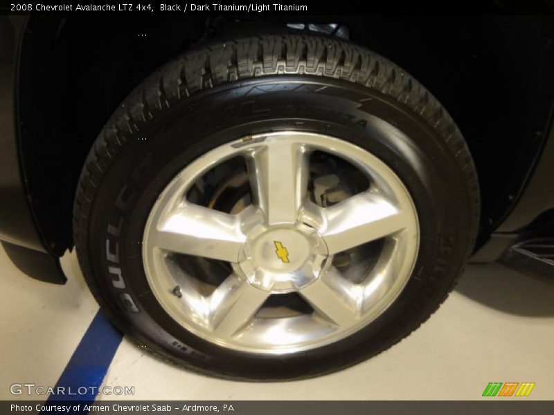 Black / Dark Titanium/Light Titanium 2008 Chevrolet Avalanche LTZ 4x4