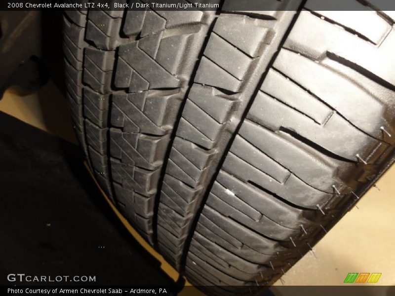 Black / Dark Titanium/Light Titanium 2008 Chevrolet Avalanche LTZ 4x4