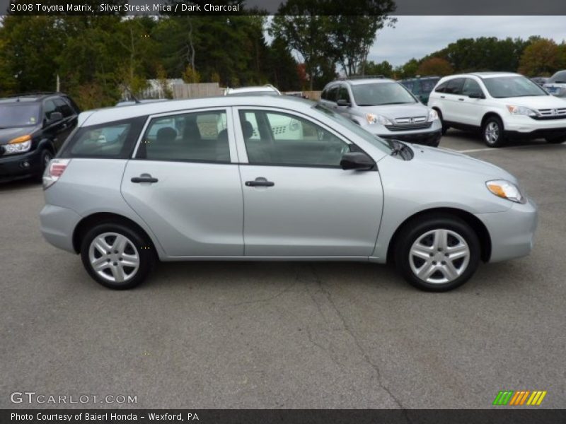 Silver Streak Mica / Dark Charcoal 2008 Toyota Matrix