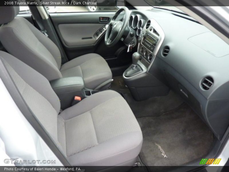 Silver Streak Mica / Dark Charcoal 2008 Toyota Matrix