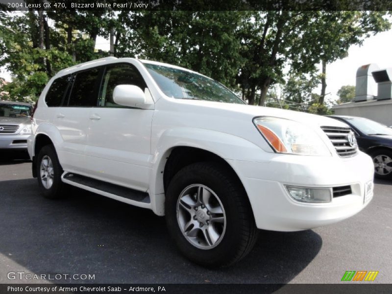 Blizzard White Pearl / Ivory 2004 Lexus GX 470