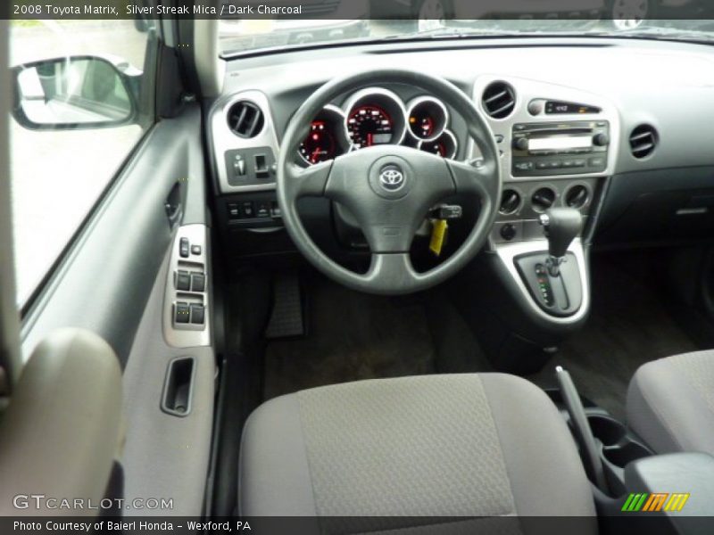 Silver Streak Mica / Dark Charcoal 2008 Toyota Matrix