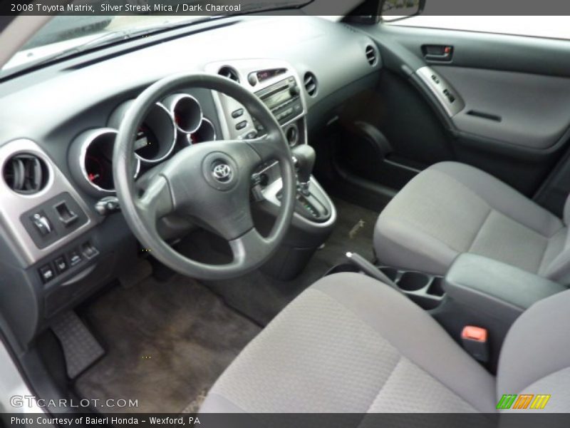 Silver Streak Mica / Dark Charcoal 2008 Toyota Matrix