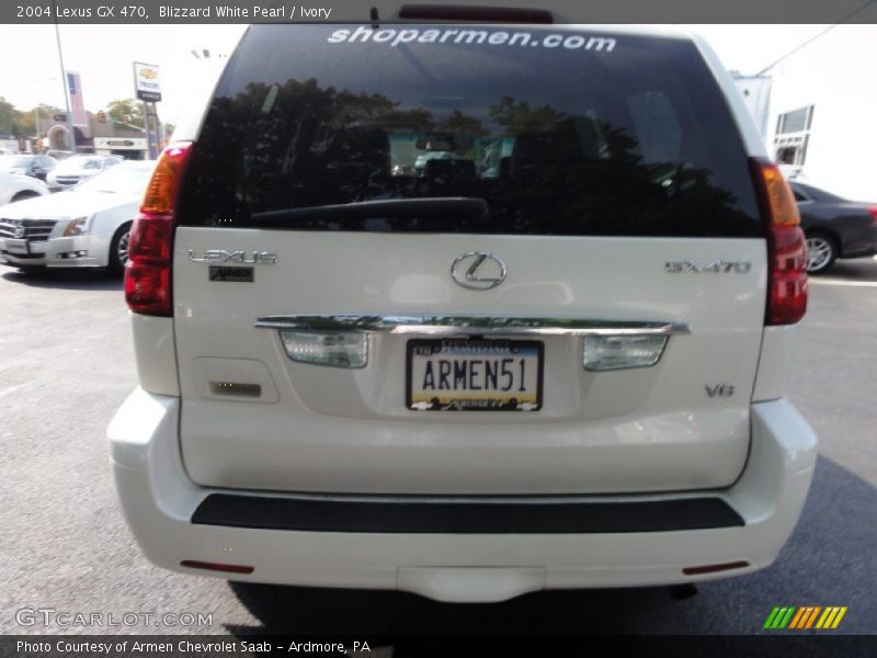 Blizzard White Pearl / Ivory 2004 Lexus GX 470