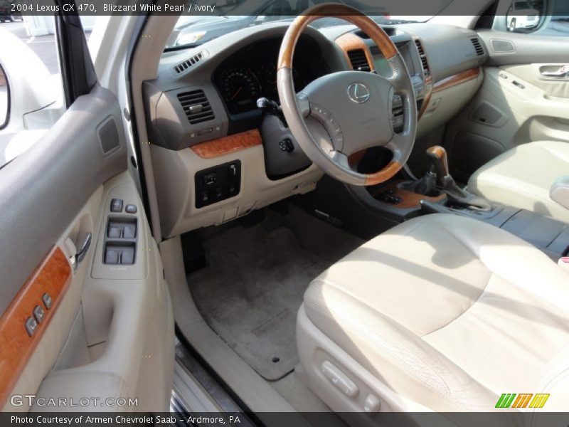 Blizzard White Pearl / Ivory 2004 Lexus GX 470