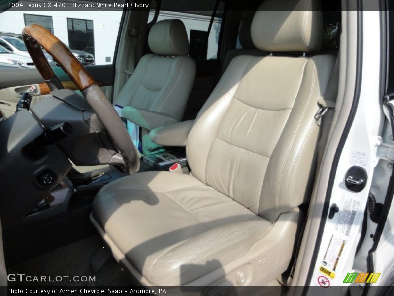 Blizzard White Pearl / Ivory 2004 Lexus GX 470