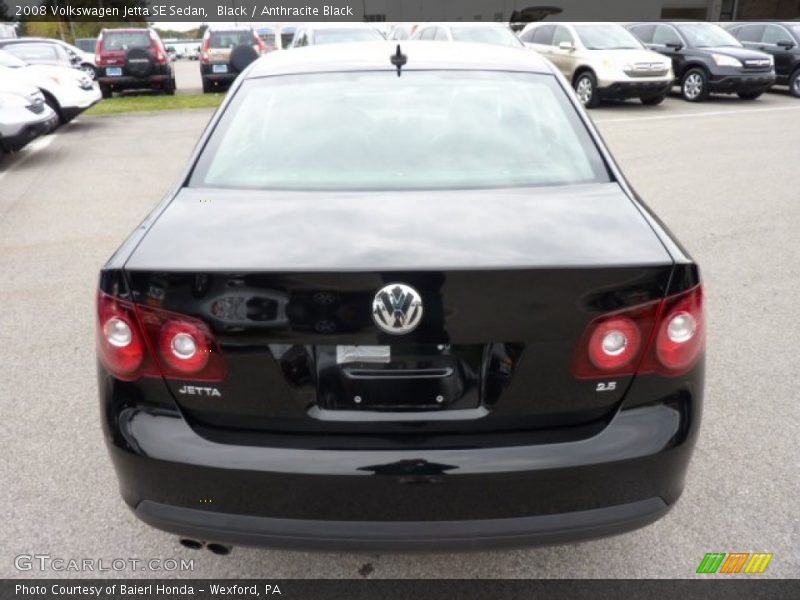 Black / Anthracite Black 2008 Volkswagen Jetta SE Sedan