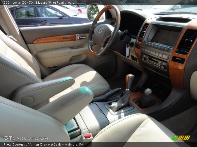 Blizzard White Pearl / Ivory 2004 Lexus GX 470