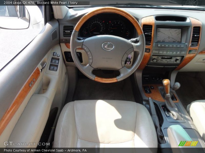 Blizzard White Pearl / Ivory 2004 Lexus GX 470