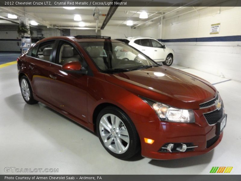 Crystal Red Metallic / Cocoa/Light Neutral 2012 Chevrolet Cruze LTZ
