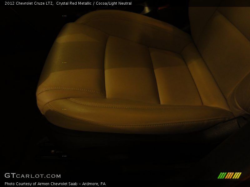 Crystal Red Metallic / Cocoa/Light Neutral 2012 Chevrolet Cruze LTZ