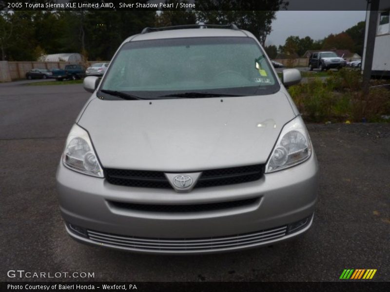 Silver Shadow Pearl / Stone 2005 Toyota Sienna XLE Limited AWD