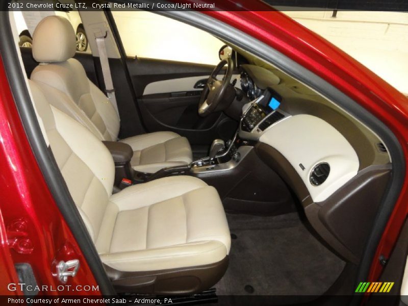 Crystal Red Metallic / Cocoa/Light Neutral 2012 Chevrolet Cruze LTZ