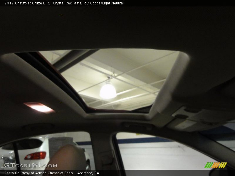 Crystal Red Metallic / Cocoa/Light Neutral 2012 Chevrolet Cruze LTZ