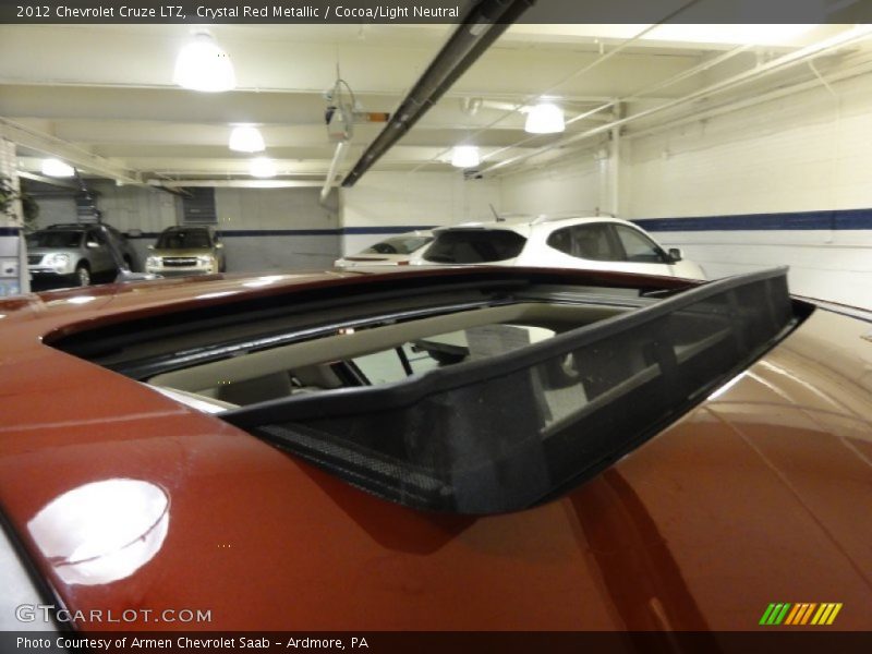 Crystal Red Metallic / Cocoa/Light Neutral 2012 Chevrolet Cruze LTZ