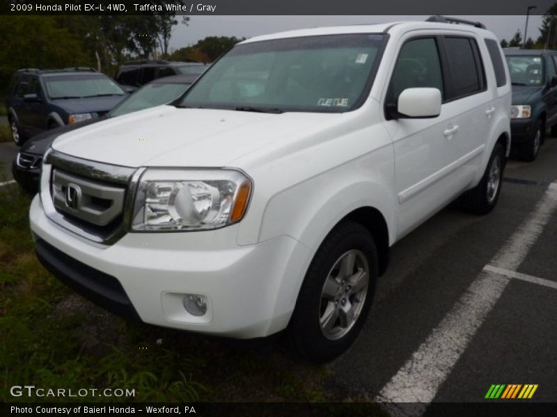 Taffeta White / Gray 2009 Honda Pilot EX-L 4WD