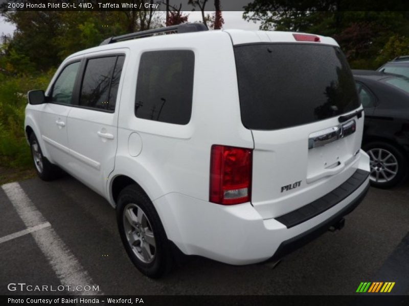 Taffeta White / Gray 2009 Honda Pilot EX-L 4WD