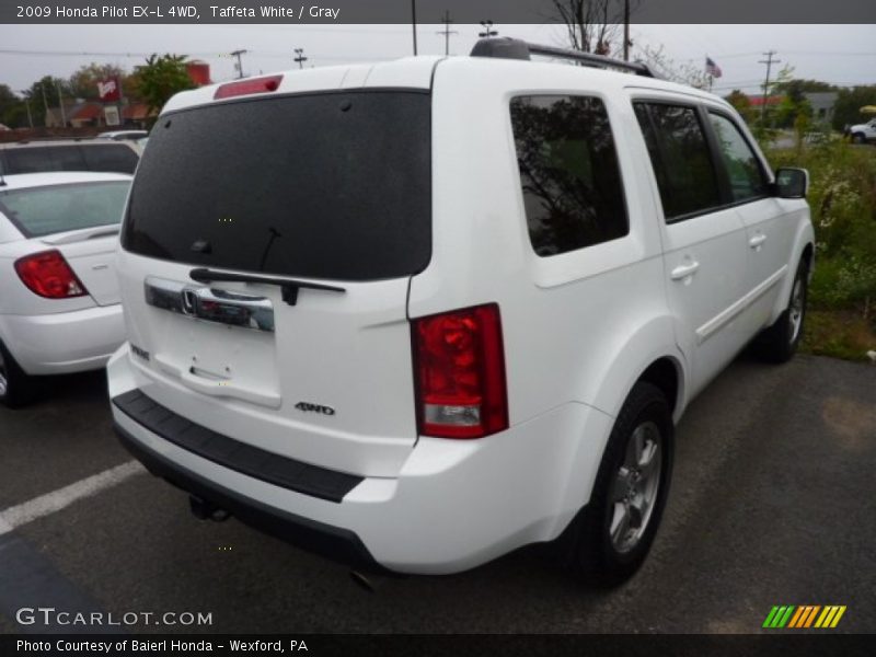 Taffeta White / Gray 2009 Honda Pilot EX-L 4WD