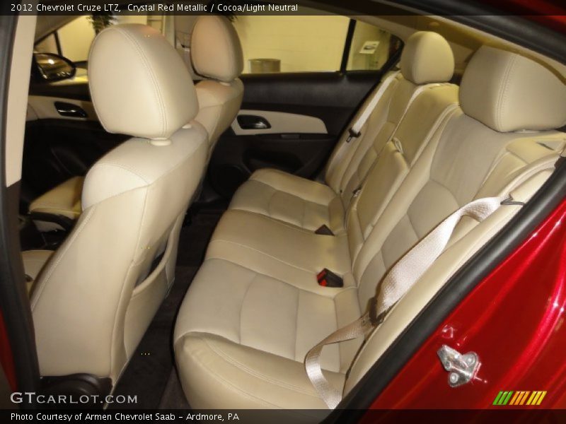 Crystal Red Metallic / Cocoa/Light Neutral 2012 Chevrolet Cruze LTZ