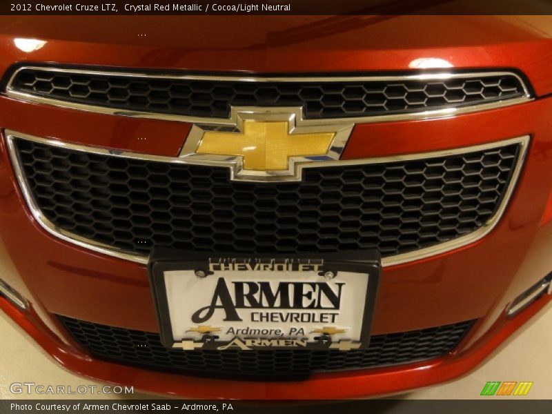 Crystal Red Metallic / Cocoa/Light Neutral 2012 Chevrolet Cruze LTZ