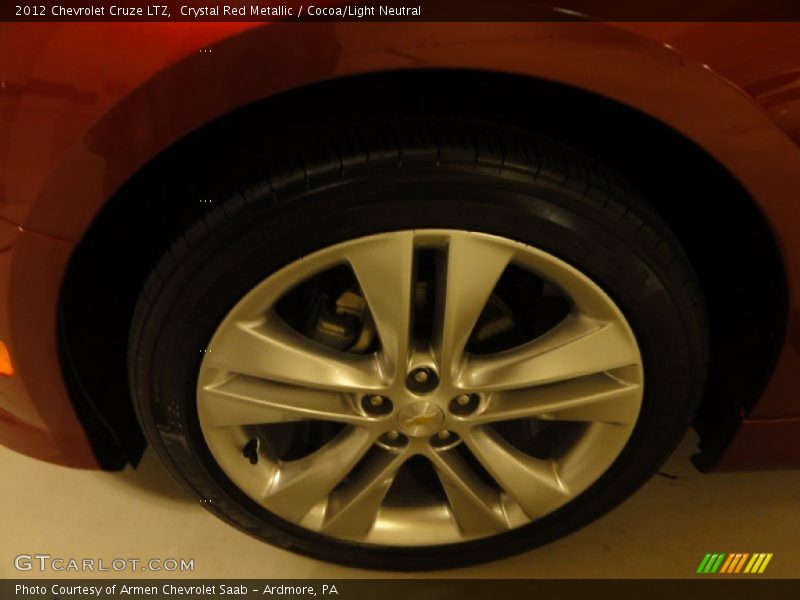 Crystal Red Metallic / Cocoa/Light Neutral 2012 Chevrolet Cruze LTZ
