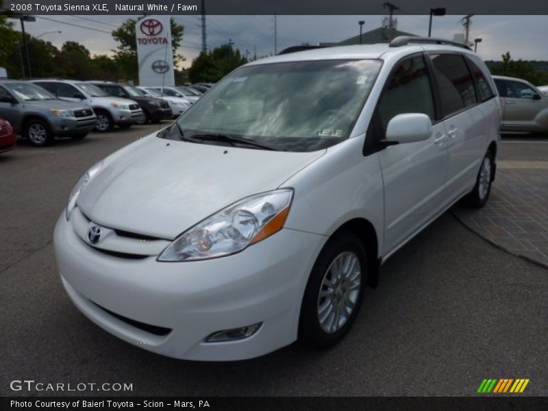 Natural White / Fawn 2008 Toyota Sienna XLE