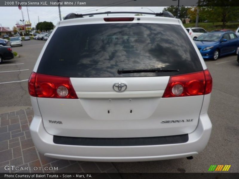 Natural White / Fawn 2008 Toyota Sienna XLE