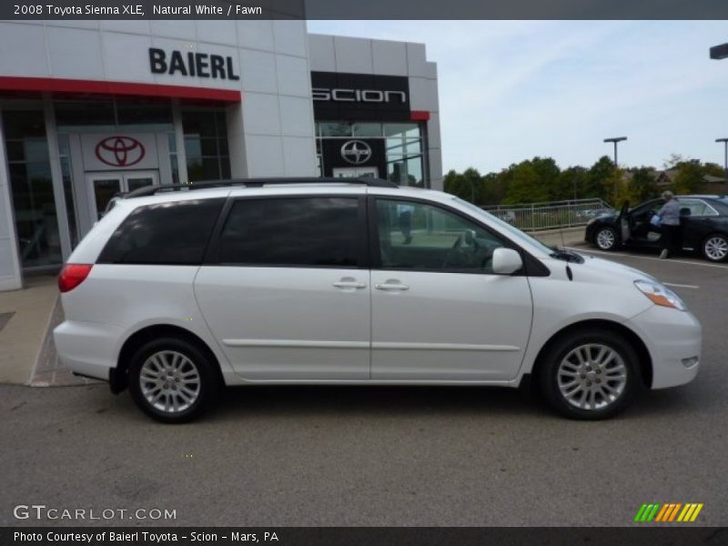 Natural White / Fawn 2008 Toyota Sienna XLE