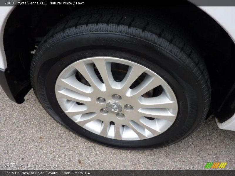 Natural White / Fawn 2008 Toyota Sienna XLE