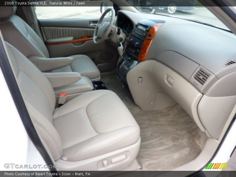 Natural White / Fawn 2008 Toyota Sienna XLE