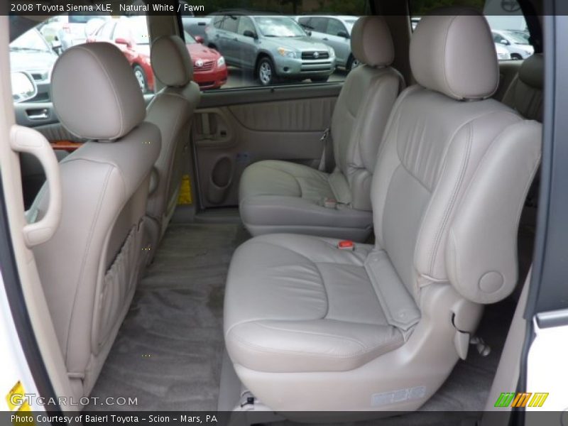 Natural White / Fawn 2008 Toyota Sienna XLE