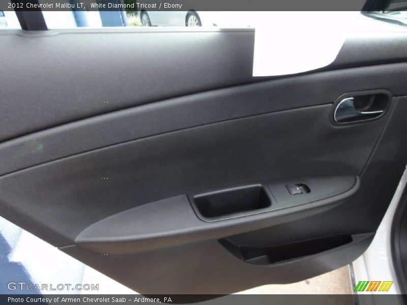 White Diamond Tricoat / Ebony 2012 Chevrolet Malibu LT