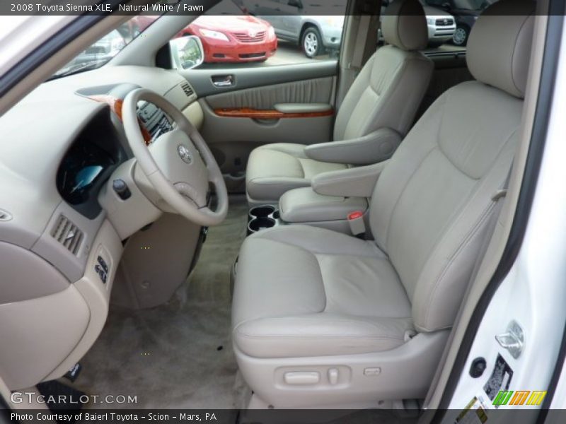 Natural White / Fawn 2008 Toyota Sienna XLE