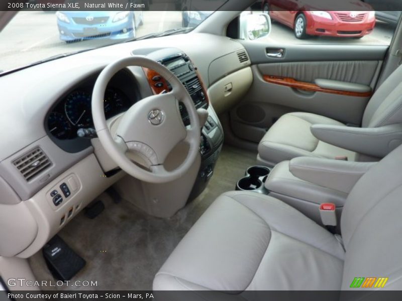 Natural White / Fawn 2008 Toyota Sienna XLE