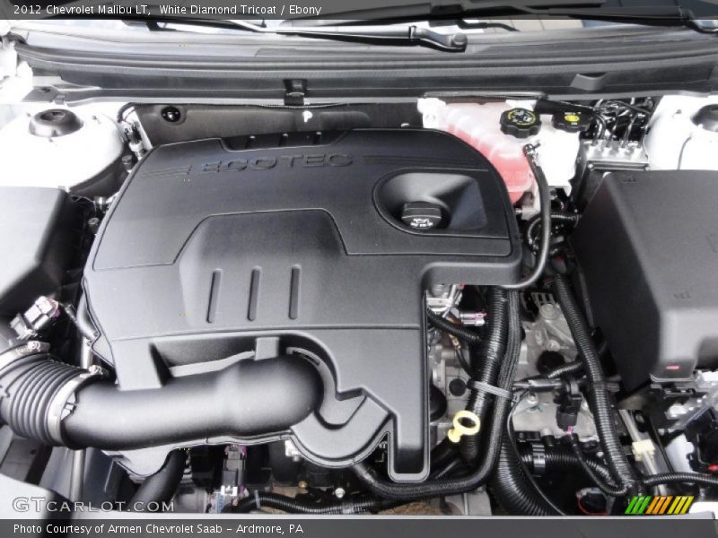 White Diamond Tricoat / Ebony 2012 Chevrolet Malibu LT