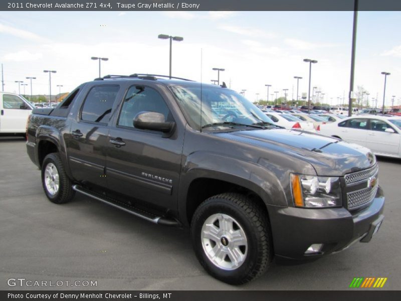 Taupe Gray Metallic / Ebony 2011 Chevrolet Avalanche Z71 4x4