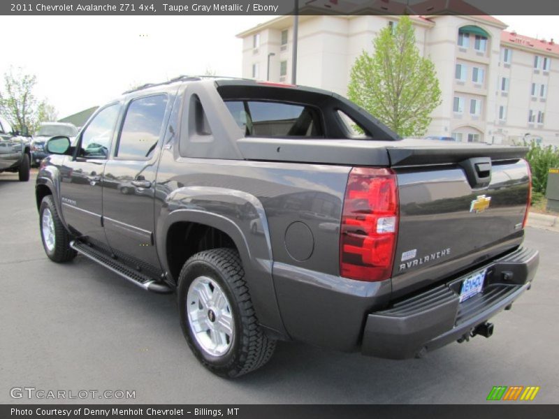 Taupe Gray Metallic / Ebony 2011 Chevrolet Avalanche Z71 4x4
