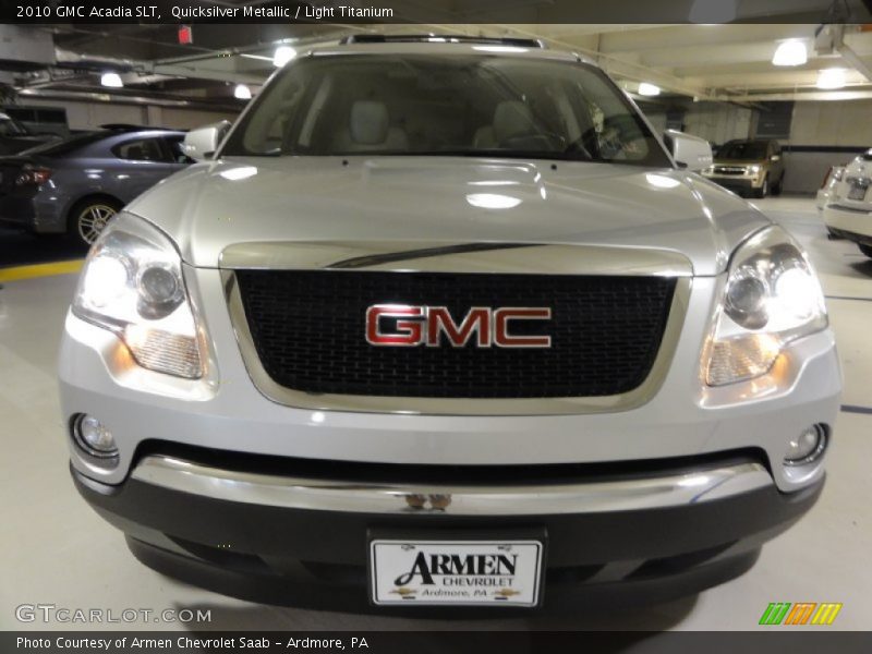 Quicksilver Metallic / Light Titanium 2010 GMC Acadia SLT
