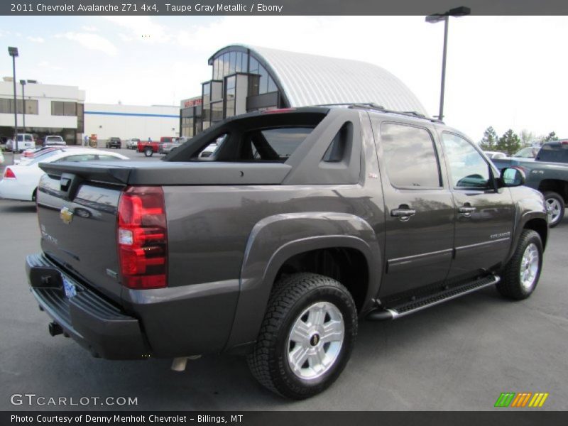 Taupe Gray Metallic / Ebony 2011 Chevrolet Avalanche Z71 4x4