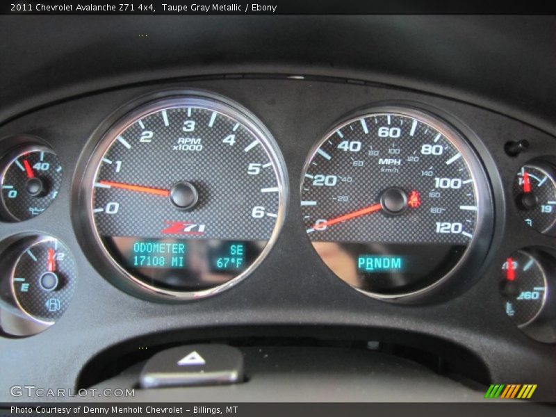 Taupe Gray Metallic / Ebony 2011 Chevrolet Avalanche Z71 4x4