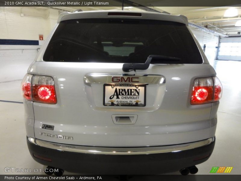 Quicksilver Metallic / Light Titanium 2010 GMC Acadia SLT