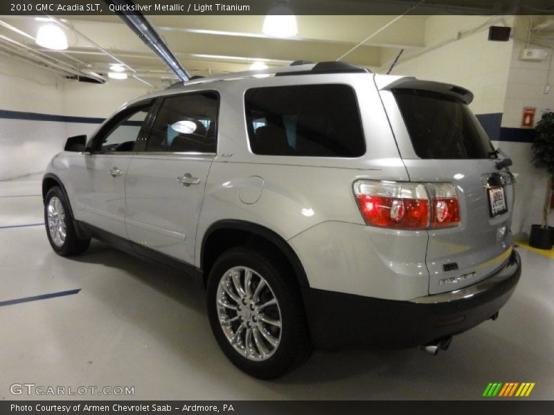 Quicksilver Metallic / Light Titanium 2010 GMC Acadia SLT