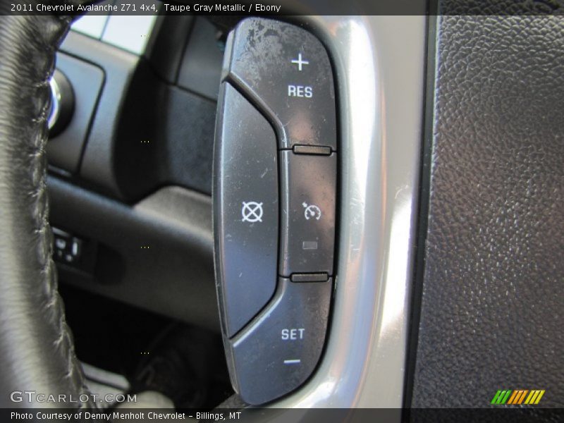 Taupe Gray Metallic / Ebony 2011 Chevrolet Avalanche Z71 4x4