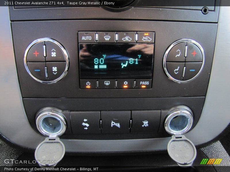 Taupe Gray Metallic / Ebony 2011 Chevrolet Avalanche Z71 4x4