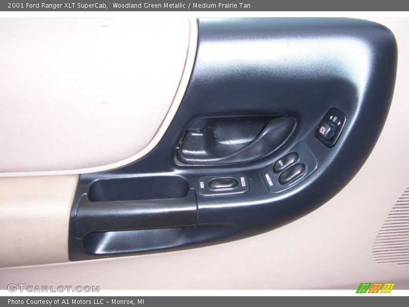 Woodland Green Metallic / Medium Prairie Tan 2001 Ford Ranger XLT SuperCab