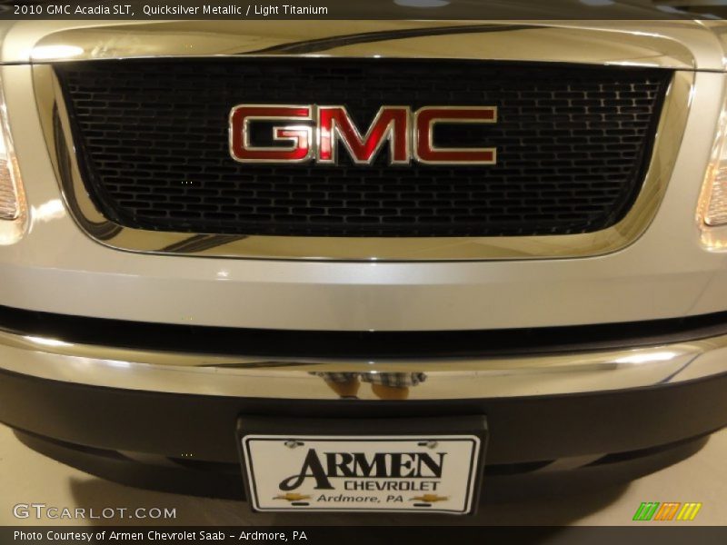 Quicksilver Metallic / Light Titanium 2010 GMC Acadia SLT