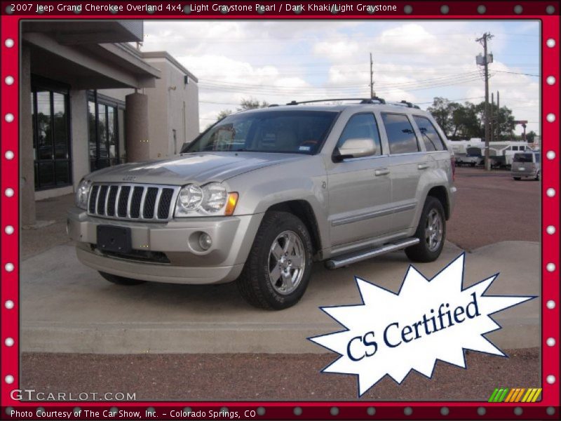 Light Graystone Pearl / Dark Khaki/Light Graystone 2007 Jeep Grand Cherokee Overland 4x4