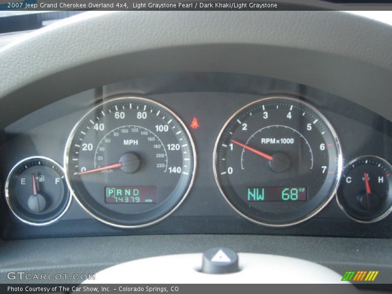 Light Graystone Pearl / Dark Khaki/Light Graystone 2007 Jeep Grand Cherokee Overland 4x4