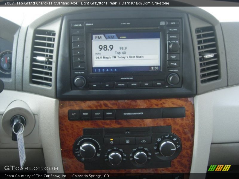 Light Graystone Pearl / Dark Khaki/Light Graystone 2007 Jeep Grand Cherokee Overland 4x4